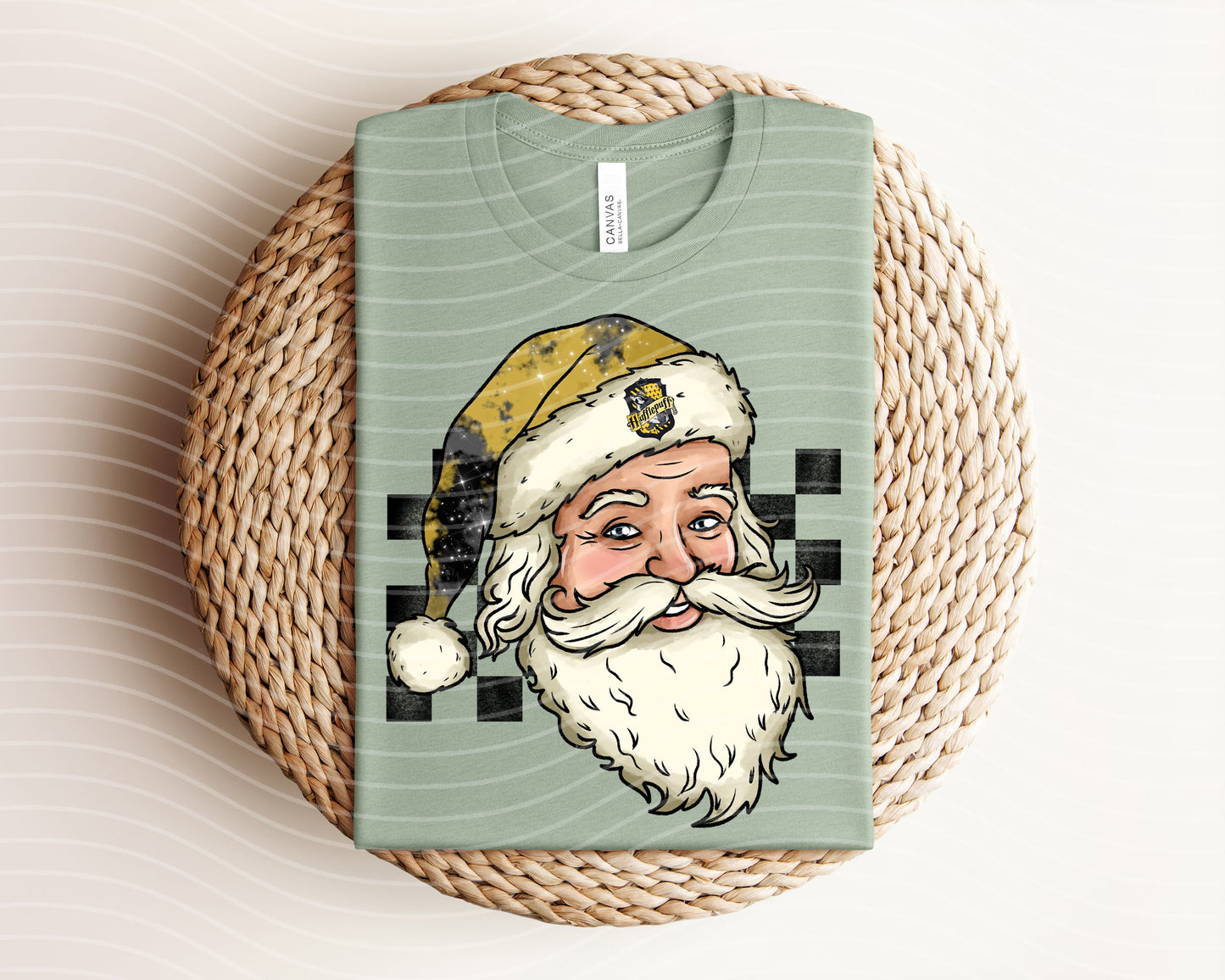 Hufflepuff Santa Graphic Tee