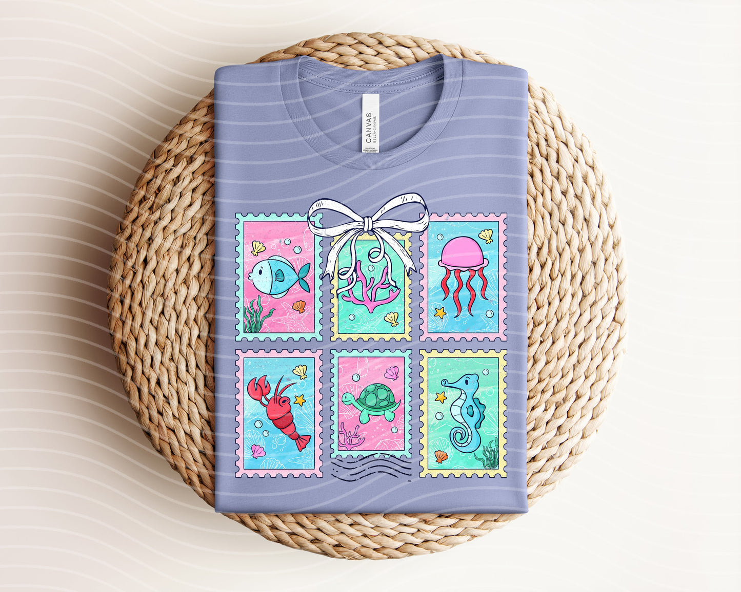 Sea Stamps Graphic Tee