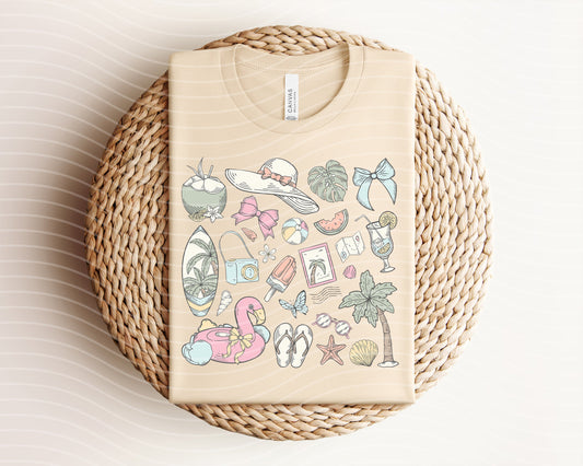 Summer Icons Graphic Tee