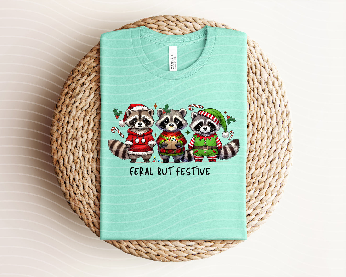 Feral But Festive Graphic Tee