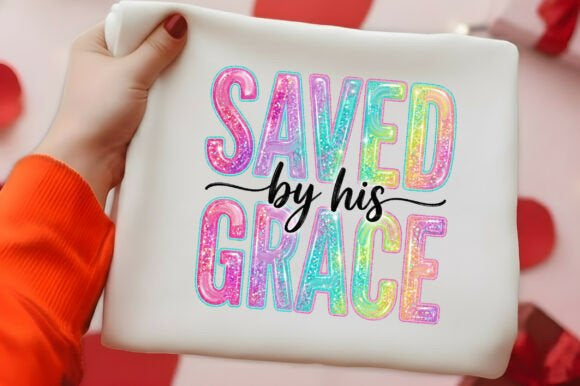 Saved by His Grace Graphic Tee