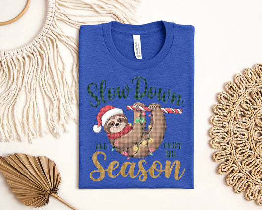 Slow Down and Enjoy the Season Graphic Tee