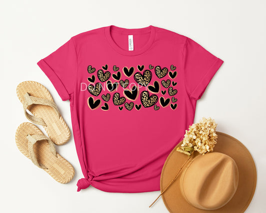 Hearts Band Graphic Tee