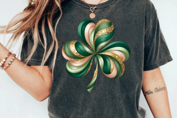 Swirled Shamrock Graphic Tee
