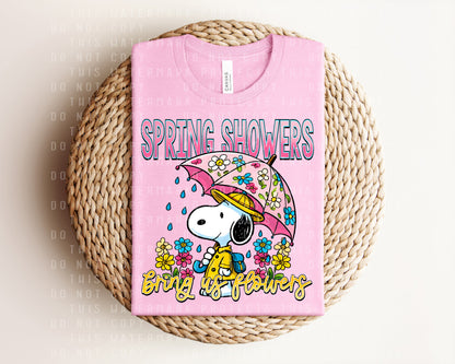 Spring Showers Bring Us Flowers Graphic Tee