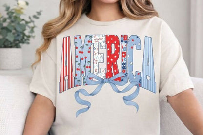 America Bow Graphic Tee