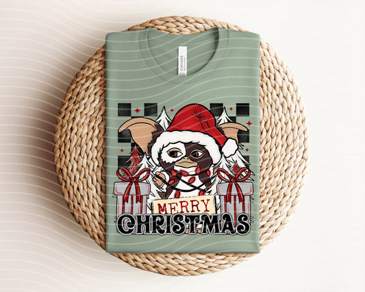 Merry Christmas Gizmo Graphic Tee