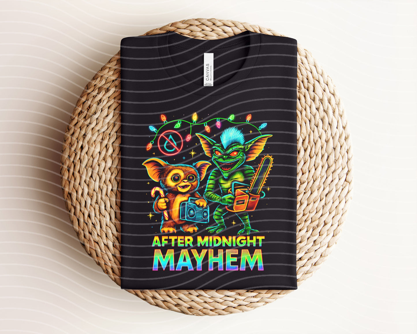 After Midnight Mayhem Neon Graphic Tee