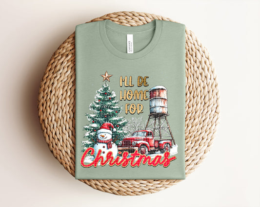 I'll Be Home for Christmas Graphic Tee