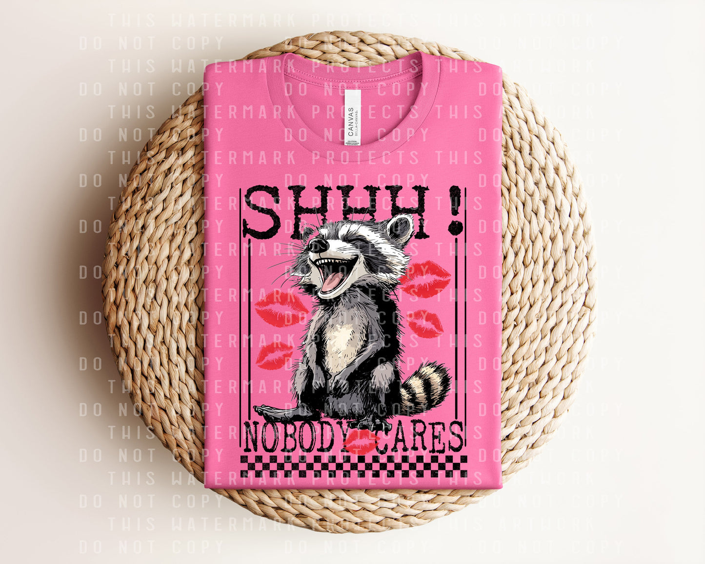 Shh Nobody Cares Graphic Tee