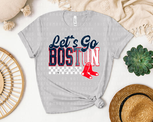 Let's Go Boston Graphic Tee