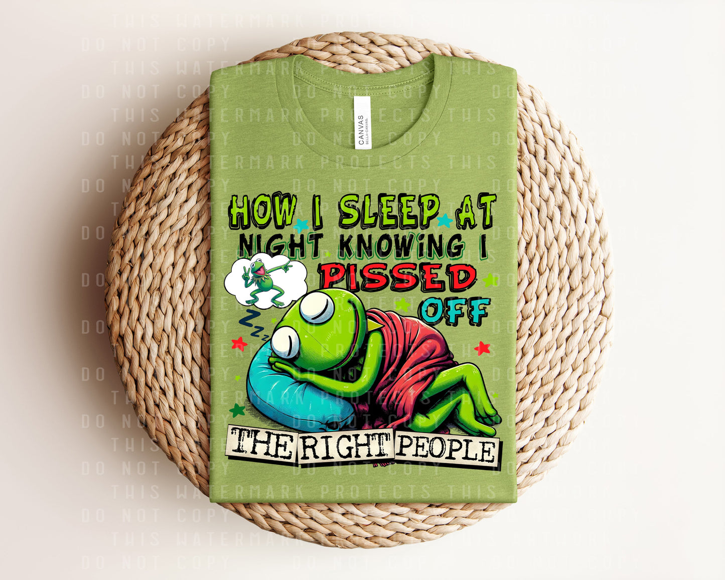 How I Sleep at Night Graphic Tee