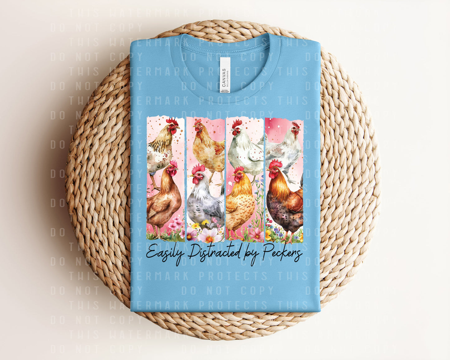 Easily Distracted by Peckers Graphic Tee