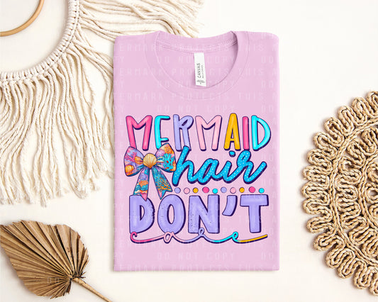 Mermaid Hair Don't Care Graphic Tee