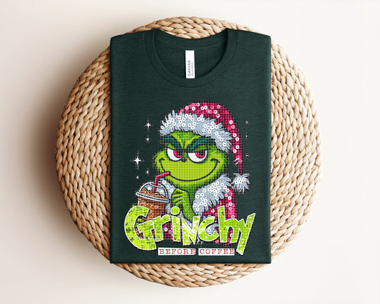 Mean Before Coffee Graphic Tee