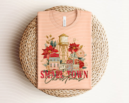 Small Town Christmas Graphic Tee
