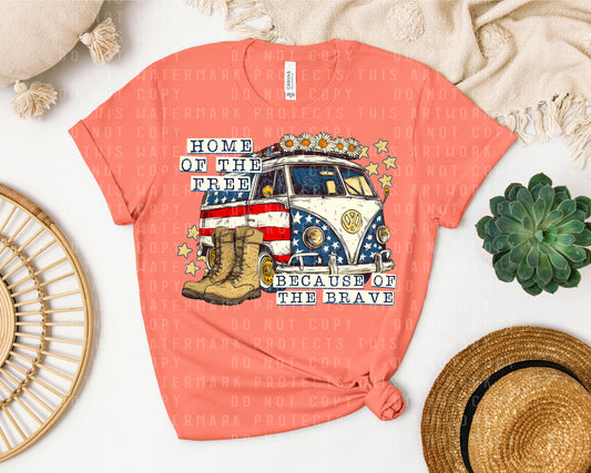 Home of the Free Graphic Tee