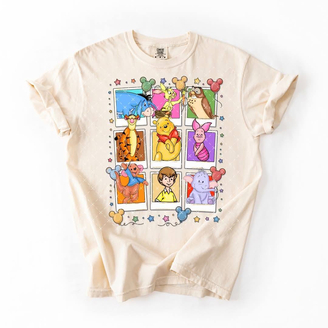 Pooh Polaroid Graphic Tee