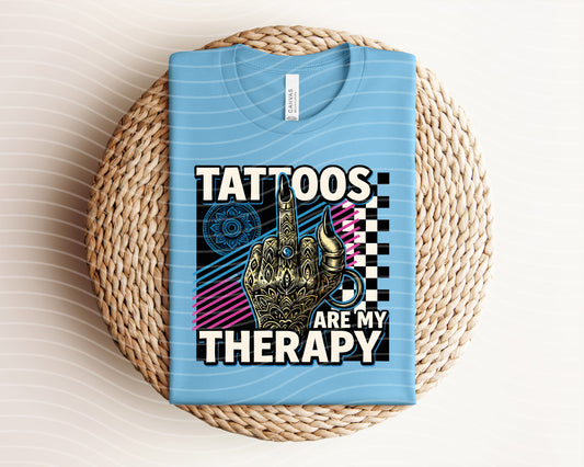Tattoos are My Therapy Graphic Tee