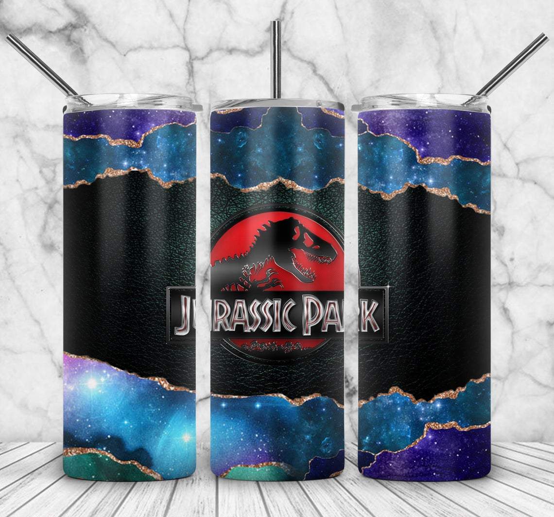 Jurassic Park 20 oz Skinny Tumbler