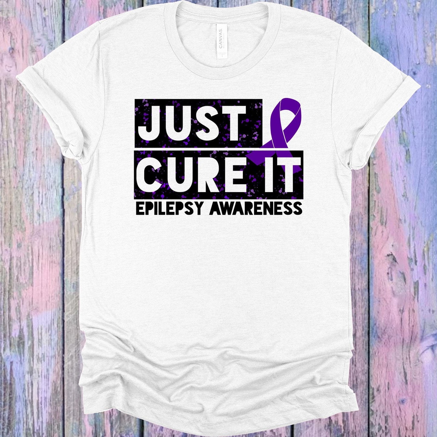 Just Cure It Epilepsy Awareness Graphic Tee