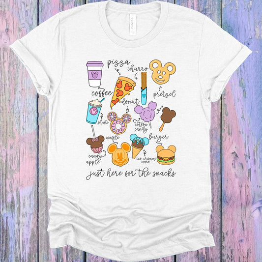 Just Here for the Snacks Graphic Tee