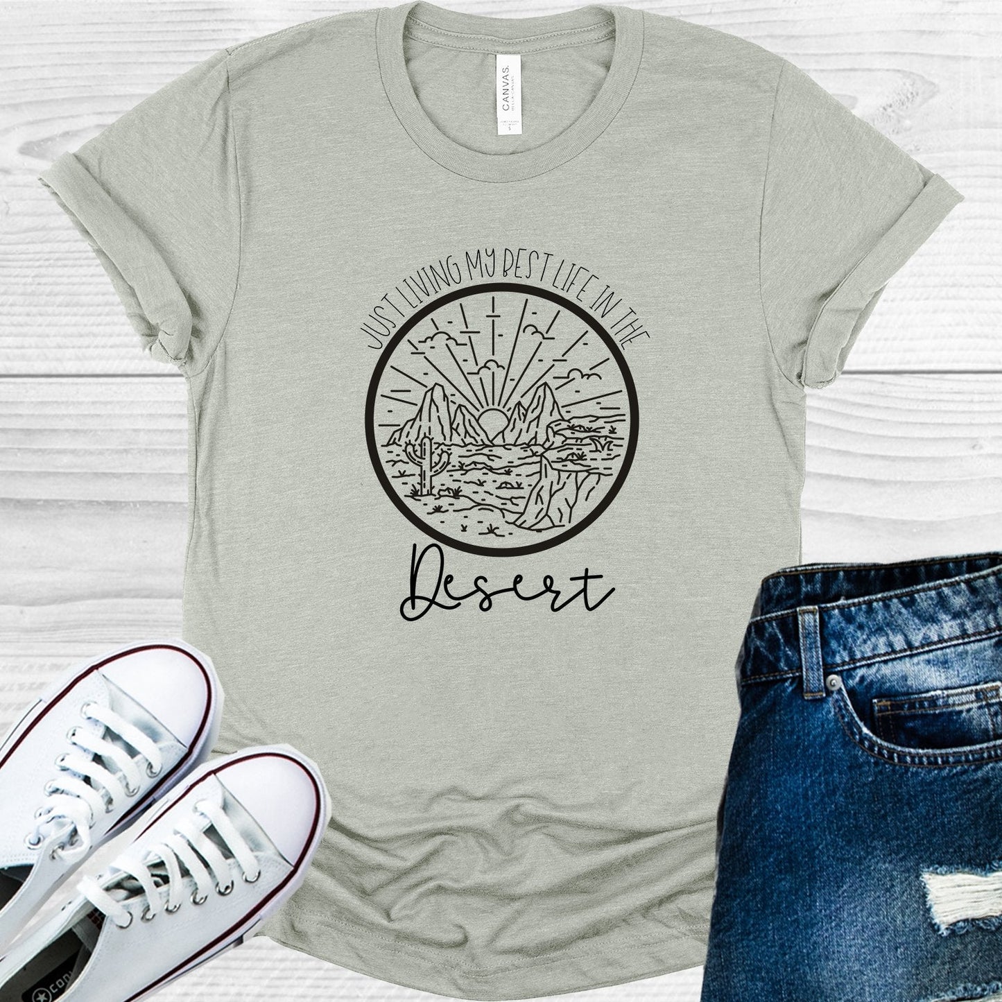 Just Living My Best Life in the Desert Graphic Tee