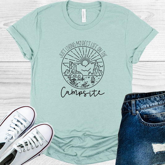 Just Living My Best Life on the Campsite Graphic Tee