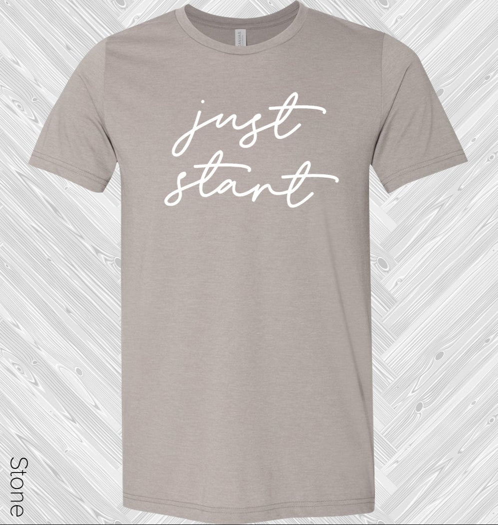 Just Start Graphic Tee
