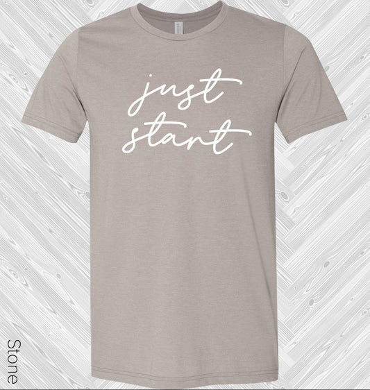 Just Start Graphic Tee