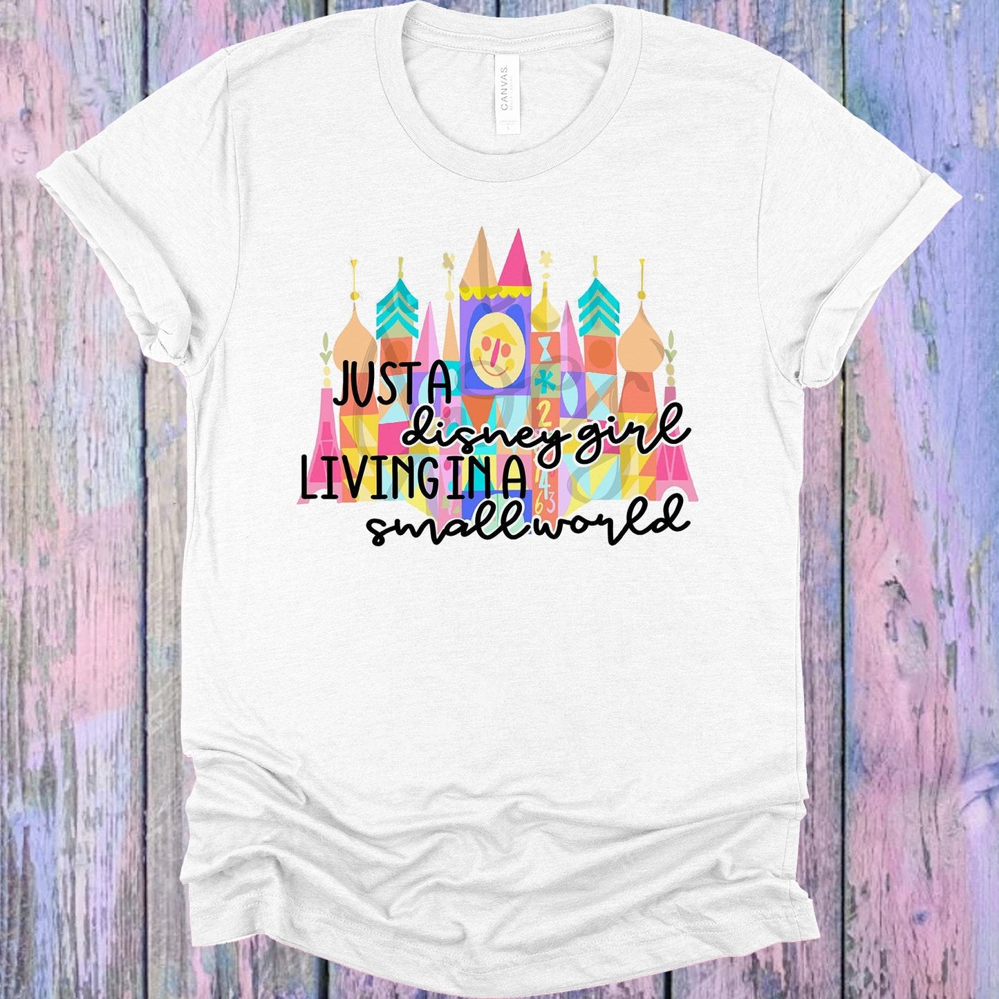 Just a Girl Living in a Small World Graphic Tee
