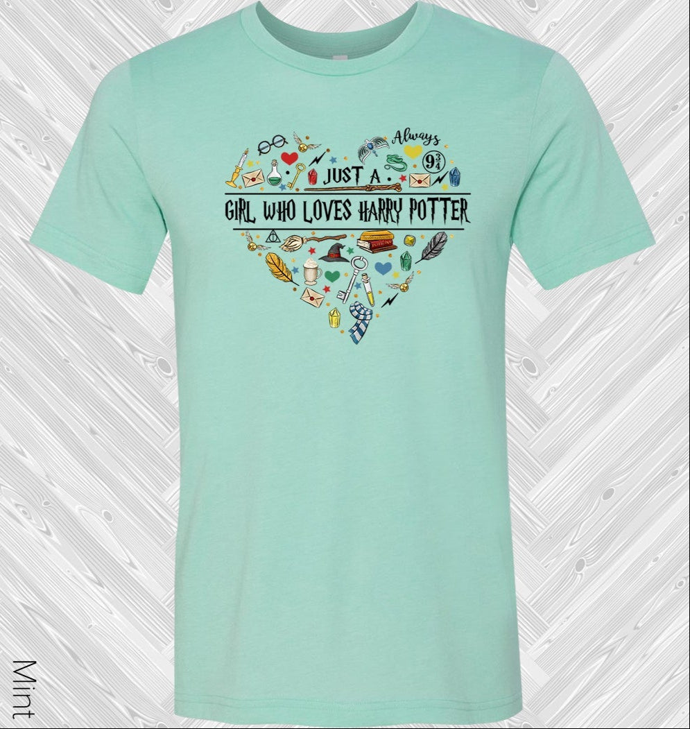 Just a Girl Who Loves HP Graphic Tee