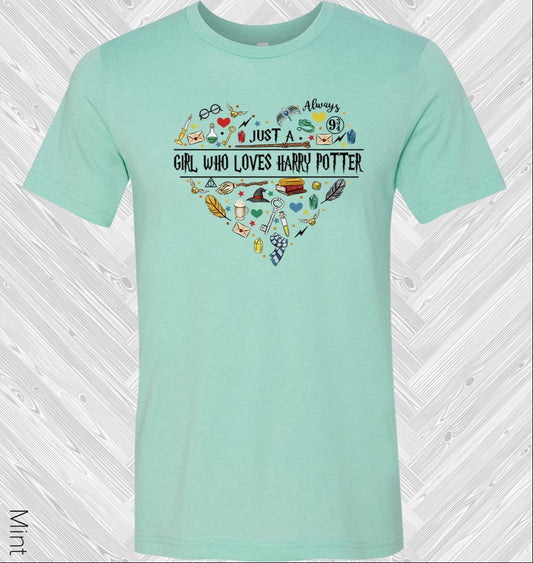 Just a Girl Who Loves HP Graphic Tee