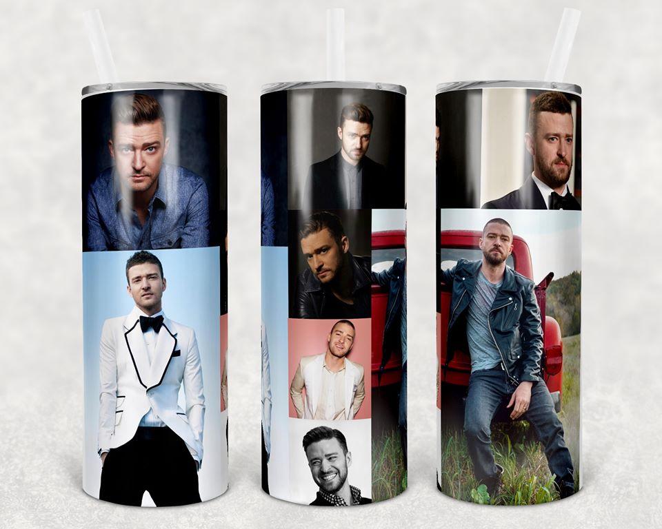 Justin Timberlake 20 oz Skinny Tumbler