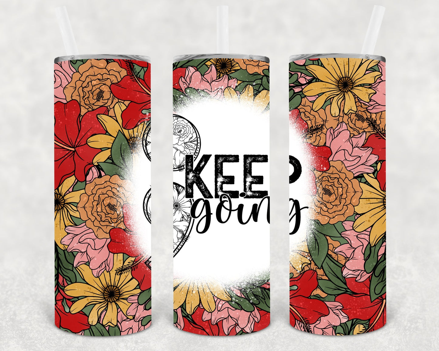 Keep Going 20 oz Skinny Tumbler