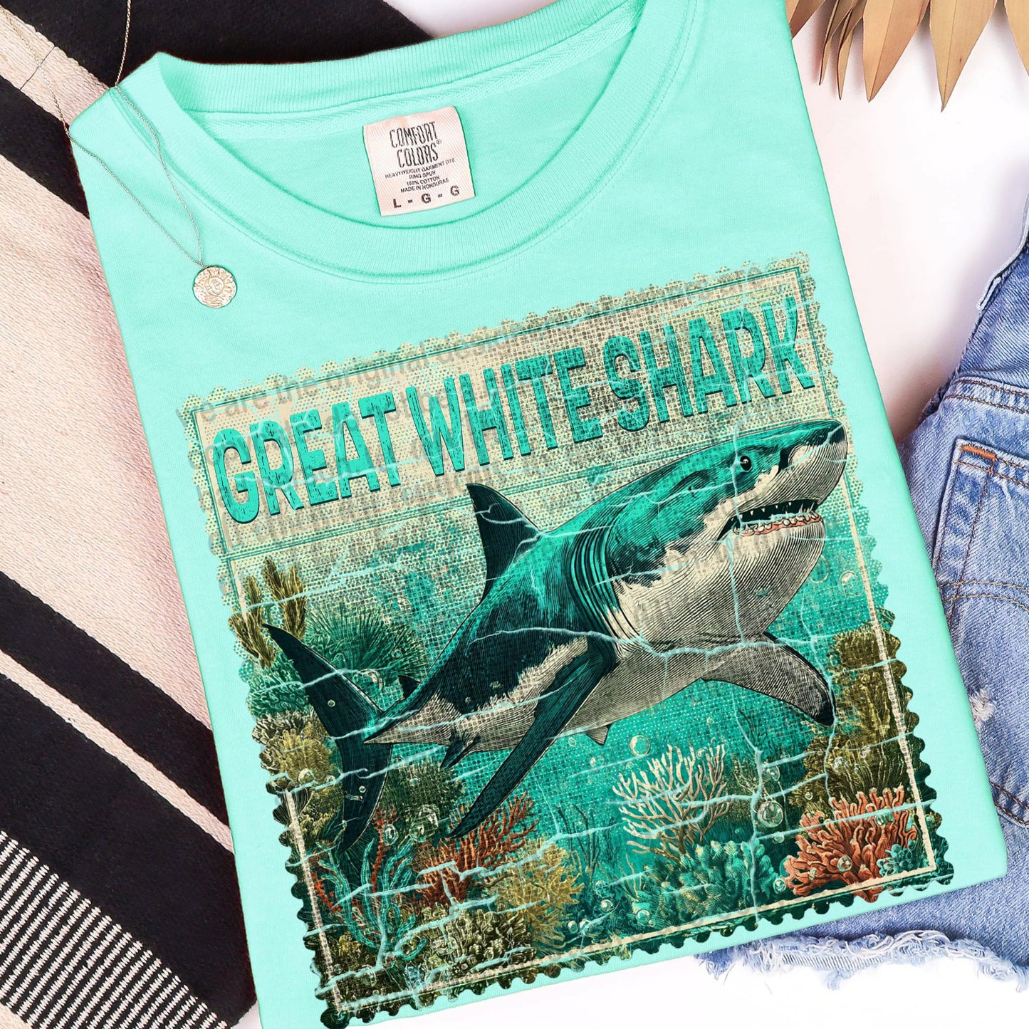 Great White Shark Graphic Tee