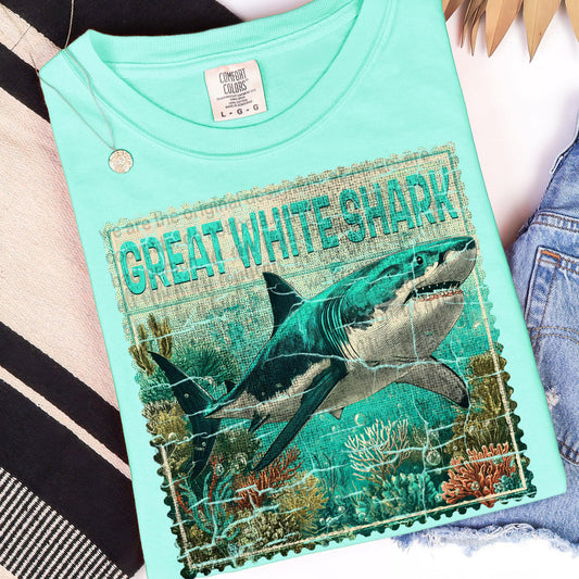Great White Shark Graphic Tee