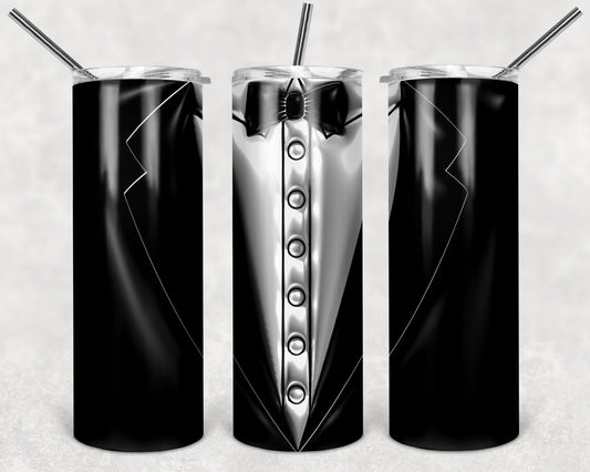 Groom Puffy 20 oz Skinny Tumbler