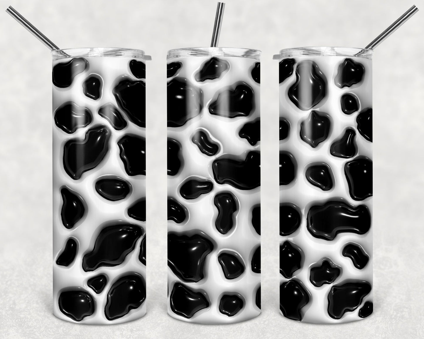 Cow Puffy 20 oz Skinny Tumbler