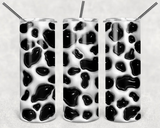 Cow Puffy 20 oz Skinny Tumbler