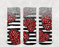 Leopard Hearts and Stripes 20 oz Skinny Tumbler
