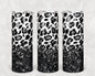 Leopard and Glitter 20 oz Skinny Tumbler