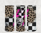 Leopard and Racing 20 oz Skinny Tumbler