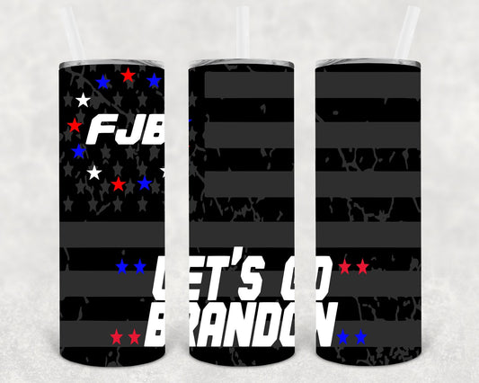 Let's Go Brandon 20 oz Skinny Tumbler