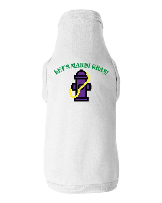 Let's Mardi Gras Dog Shirt