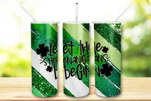 Let the Shenanigans Begin 20 oz Skinny Tumbler