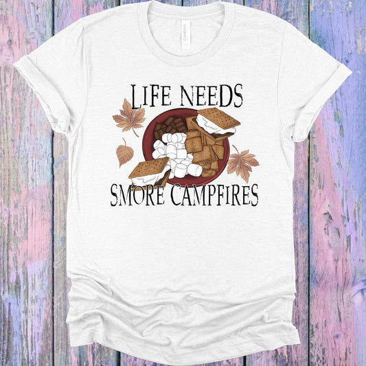 Life Needs Smore Campfires Graphic Tee