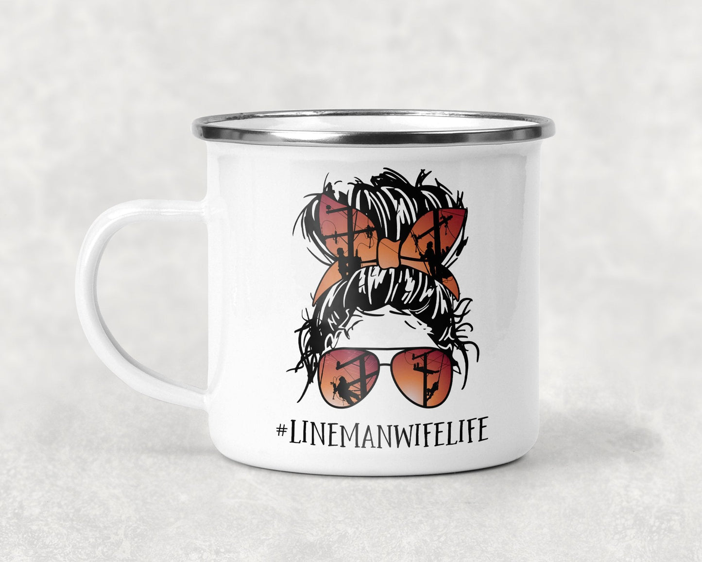 Lineman Wife Life #linemanwifelife Mug