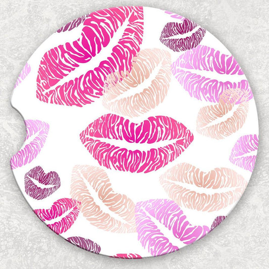 Car Coaster Set - Lips