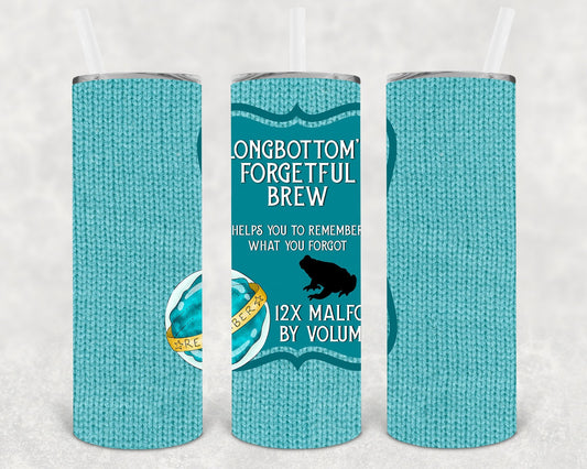 Longbottom's Forgetful Brew 20 oz Skinny Tumbler